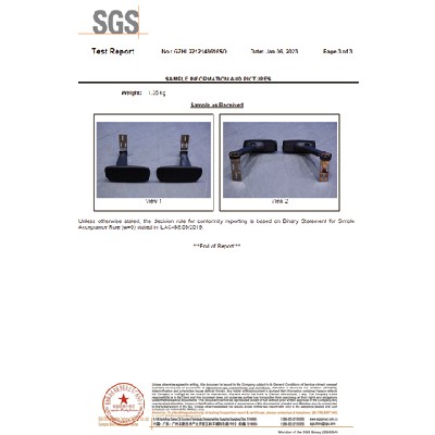 SGS測試報告